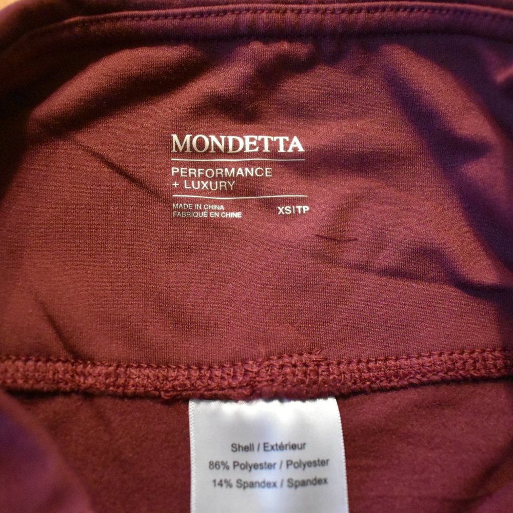 NWT Mondetta Core Leggings Reflective Detail XS/TP Tawny Port - Picture 6 of 13